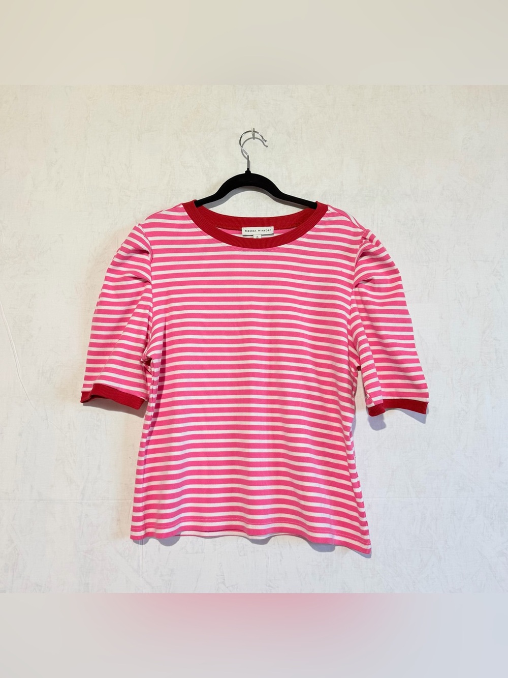 Women's Rebecca Minkoff Puff Sleeve Top Sizes XL-XXL, Brand New with Tag